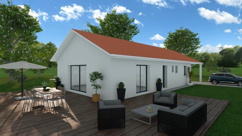 Maison - 90 m² - 4 pièces
