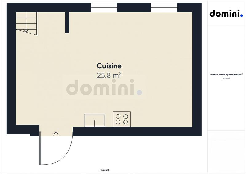 Maison - 44 m² - 3 pièces