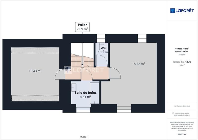 Maison ancienne - 110 m² - 4 pièces