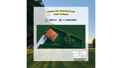 Terrain constructible - 1 222 m²