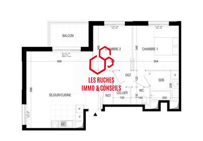 Appartement - 67 m² - 3 pièces