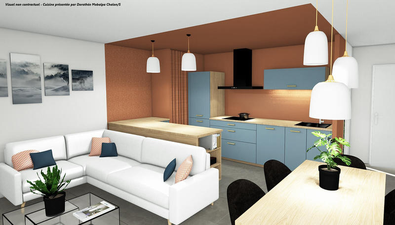 Appartement - 66 m² - 3 pièces