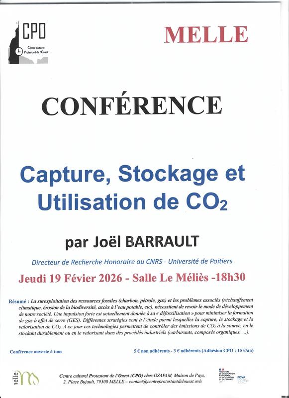 Capture, Stockage et Utilisation du Gaz Carbonique