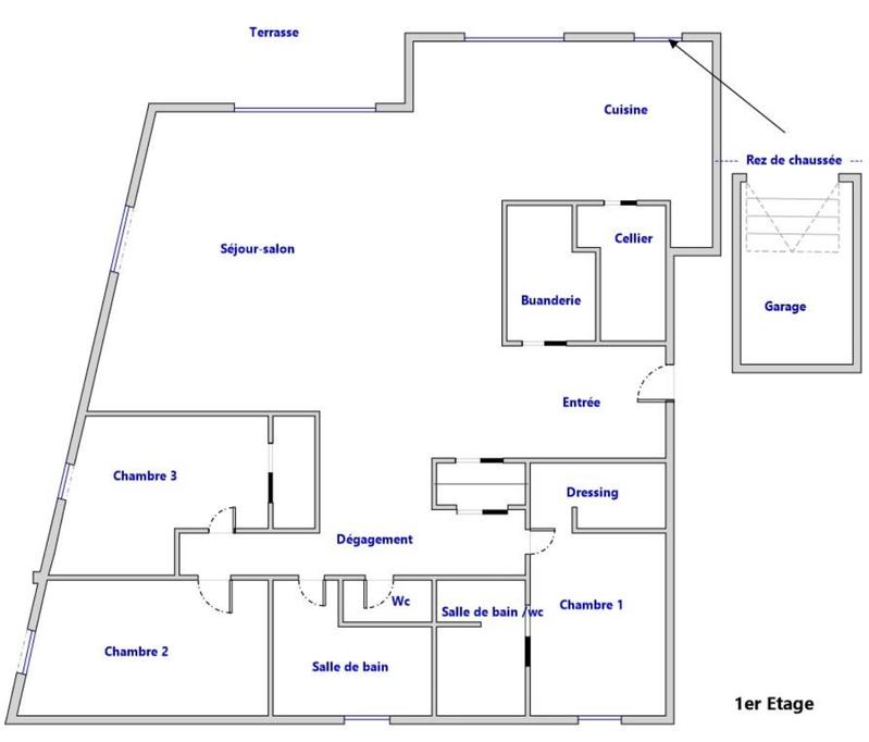 Appartement - 135 m² - 4 pièces