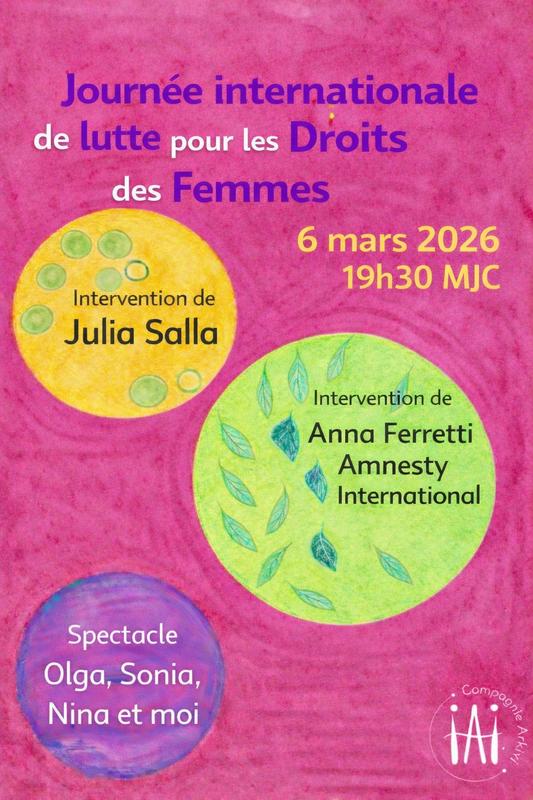 Spectacle Olga, Sonia, Nina et moi