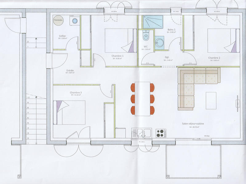 Appartement - 78 m² - 4 pièces
