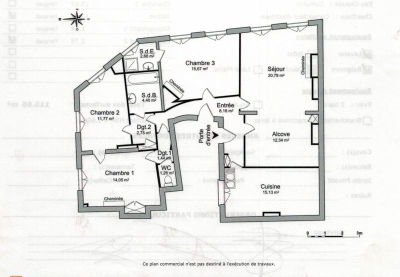 Appartement - 106 m² - 4 pièces
