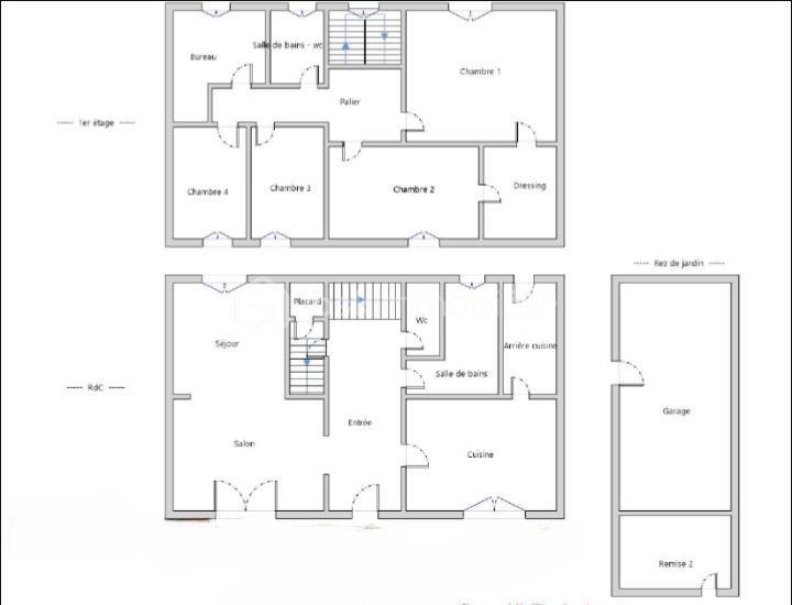 Maison ancienne - 144 m² - 7 pièces