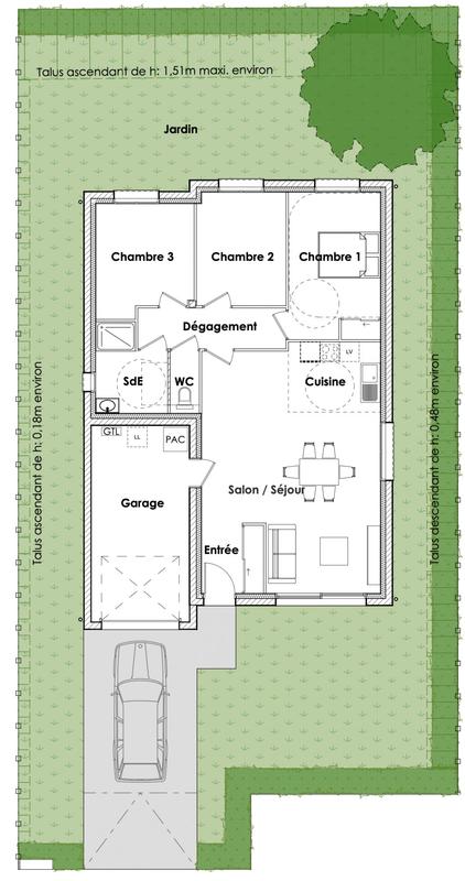 Maison - 86 m² - 4 pièces