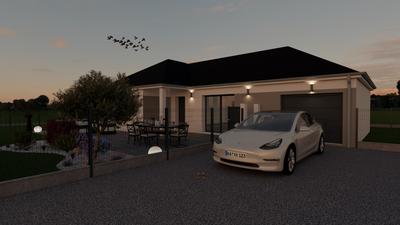 Maison - 90 m² - 5 pièces