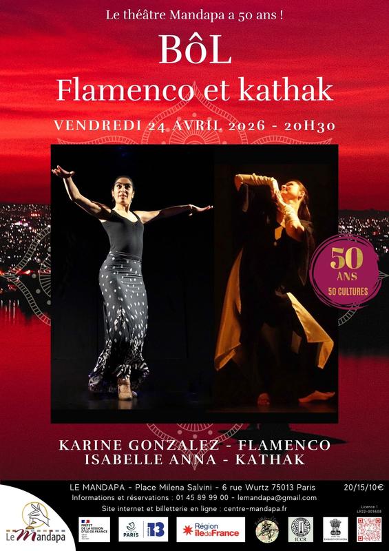 BôL - Flamenco et kathak