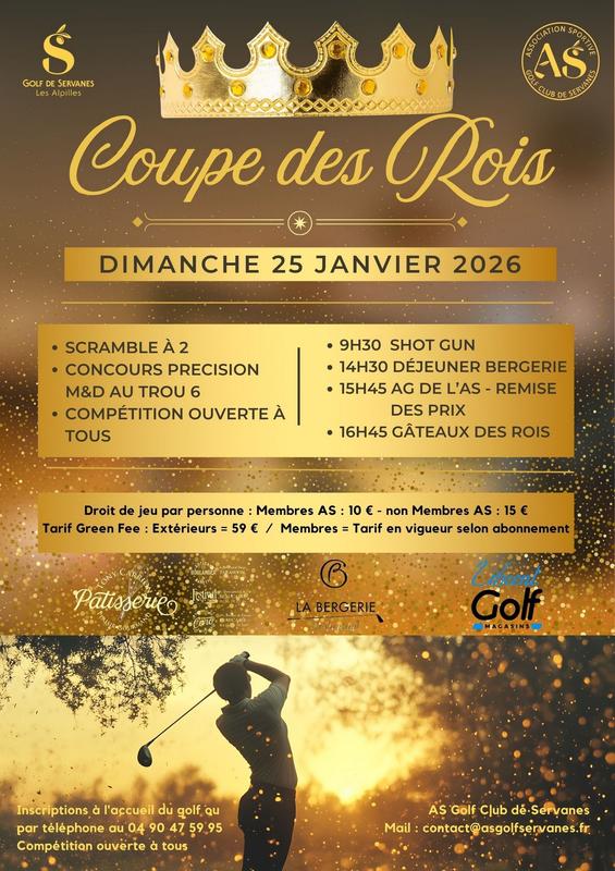 Compétition de golf "Coupe des Rois"