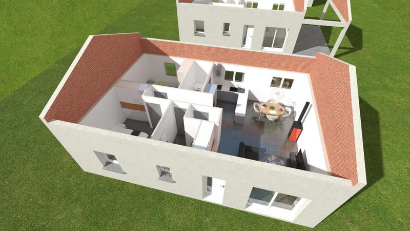 Maison - 70 m² - 3 pièces