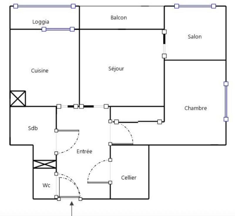 Appartement - 68 m² - 3 pièces