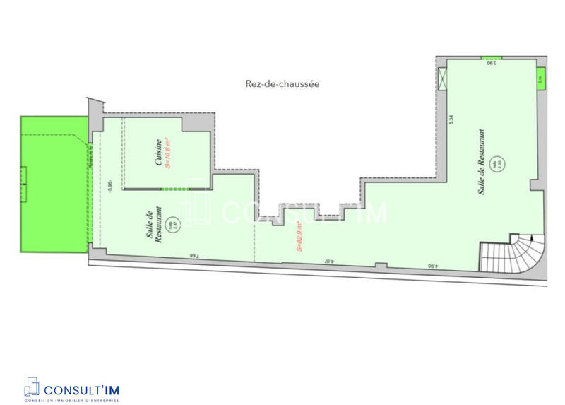 Local commercial - 198 m²