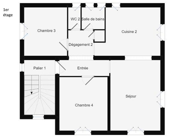 Maison - 200 m² - 13 pièces