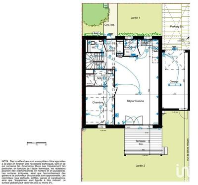 Maison - 129 m² - 5 pièces