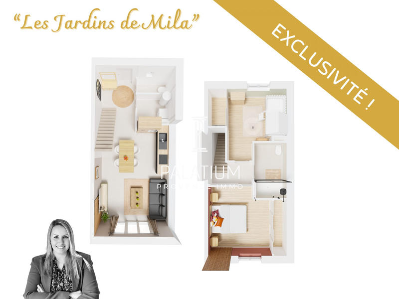 Maison - 63 m² - 3 pièces