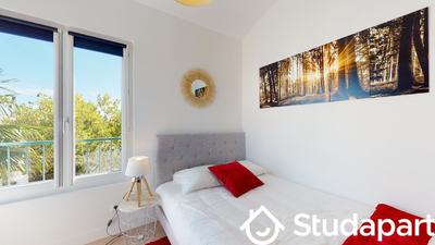 Chambre - 18 m² - 1 pièce