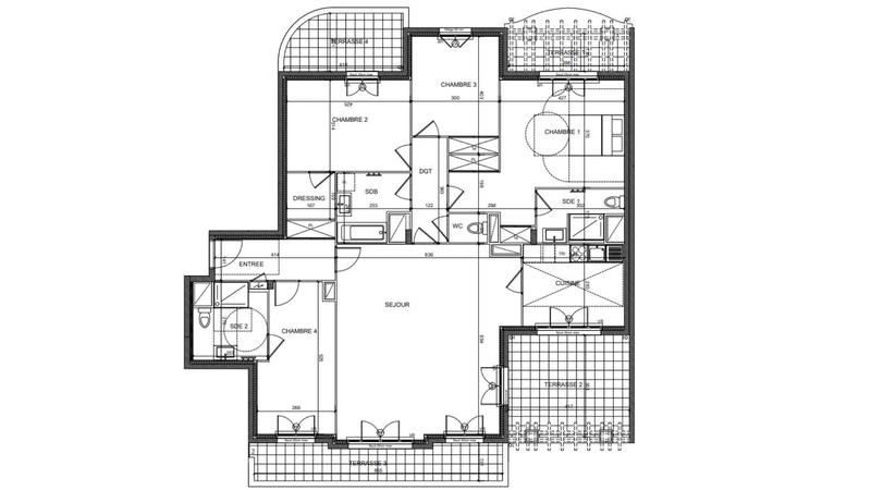 Appartement - 139 m² - 5 pièces