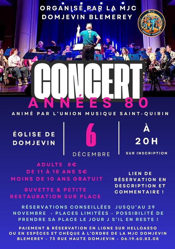 Concert Années 80