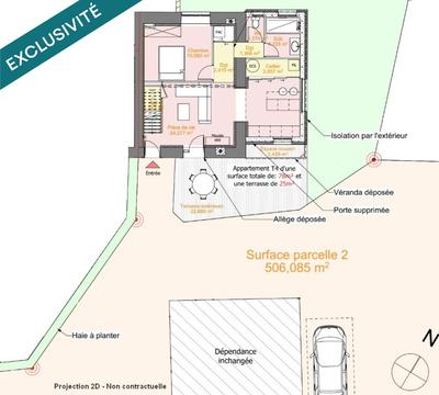 Maison - 78 m² - 4 pièces