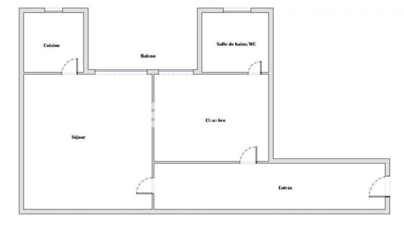 Appartement - 44 m² - 2 pièces