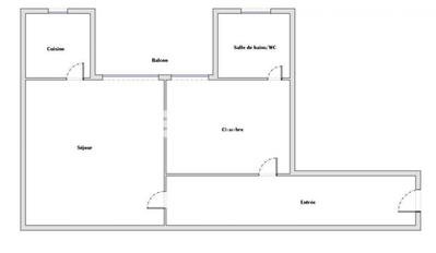 Appartement - 44 m² - 2 pièces