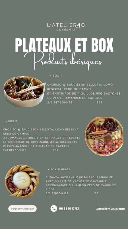 L'atelier 40- Cuarenta installera son corner éphémère chez les gourmandises de Nicolas