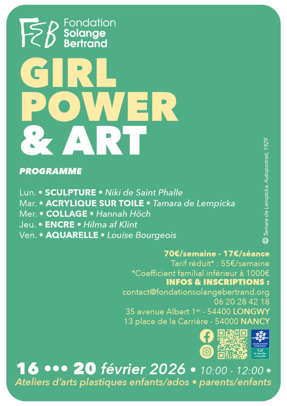 “Girl power &amp; art” - Atelier d’arts plastiques - Nancy