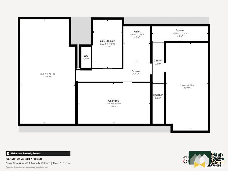 Maison - 188 m² - 7 pièces