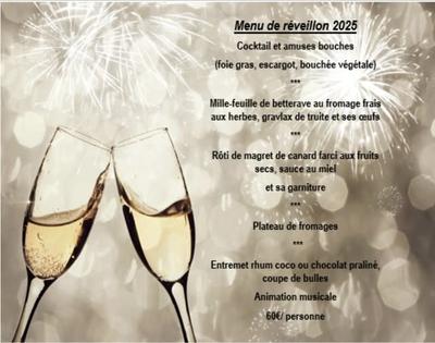 Repas de réveillon Chez Justine