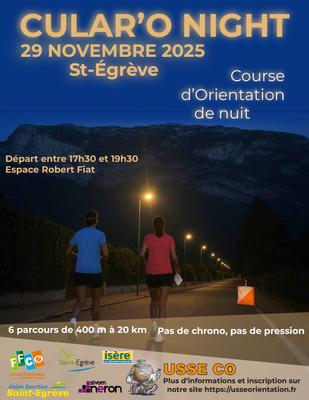 Cular’O Night : Course d´Orientation Urbaine de Nuit à Saint Egrève (38)