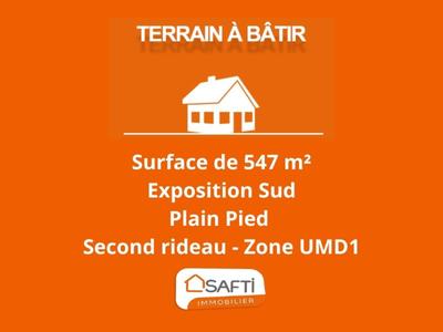 Terrain - 547 m²