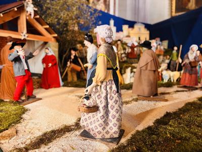 Inauguration de la Crèche de l'église paroissiale