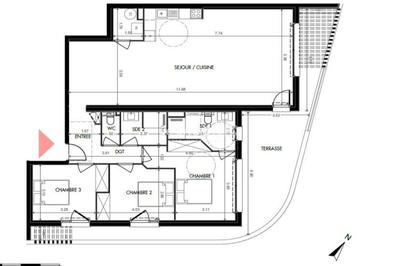 Appartement - 115 m² - 4 pièces