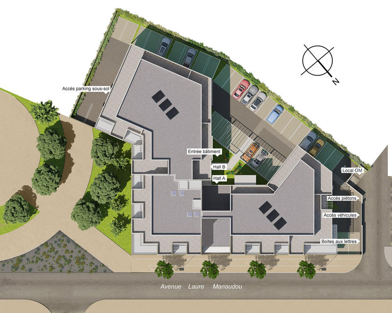 Appartement - 60 m² - 3 pièces