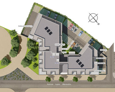 Appartement - 60 m² - 3 pièces