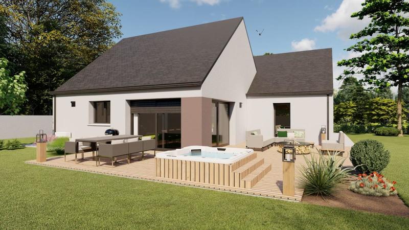 Maison - 90 m² - 5 pièces