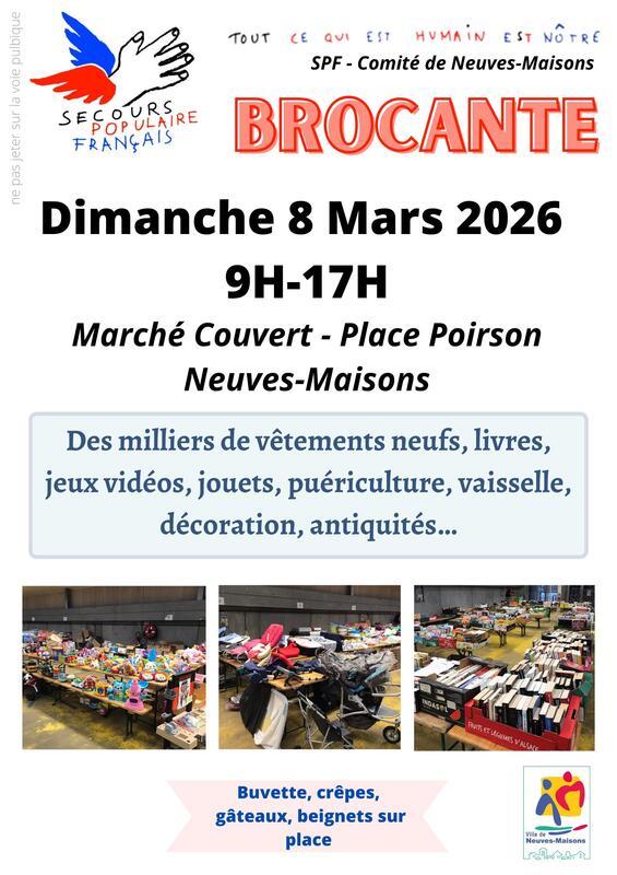 Braderie annuelle du secours populaire