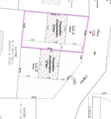 Terrain constructible - 407 m²