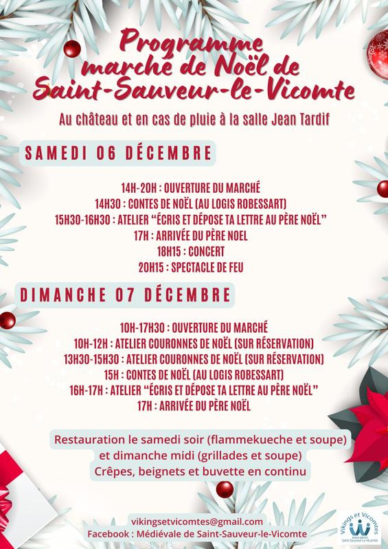 Marché de noël, concert et spectacle de feu