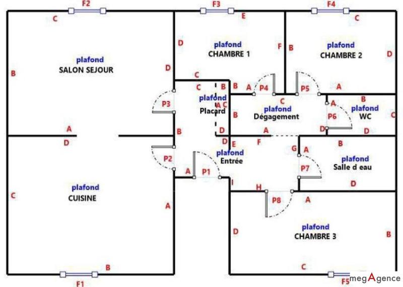 Appartement - 85 m² - 4 pièces
