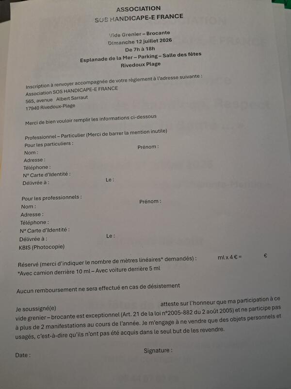 Vide greniers brocante