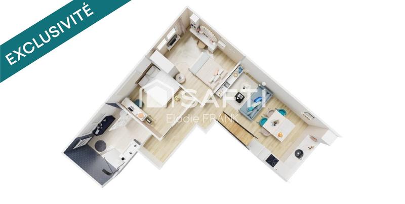 Appartement - 66 m² - 4 pièces