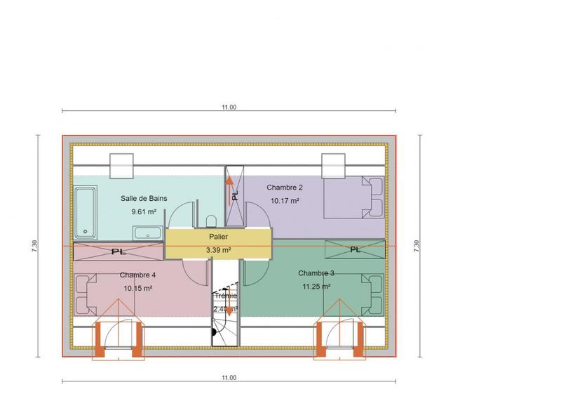 Maison - 120 m² - 5 pièces