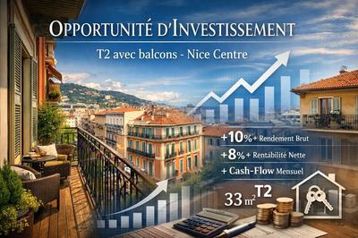 Appartement - 33 m² - 2 pièces