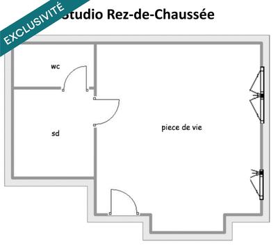Appartement - 24 m² - 1 pièce