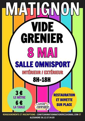 Vide-grenier du comité d'animation de matignon