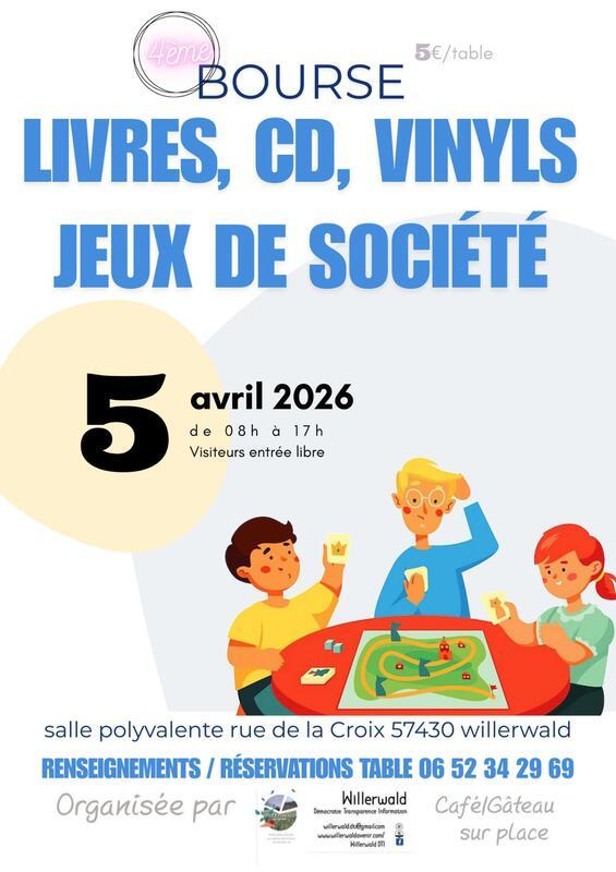 Bourse aux livres, vinyles